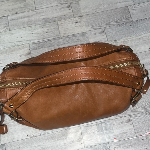 Michael Kors brown leather satchel crossbody bag - Picture 6 of 12